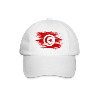 Drapeau tunisien utilisé - Casquette classique - blanc/blanc - Devant