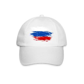 Drapeau de la Russie - Casquette classique - blanc/blanc - Devant