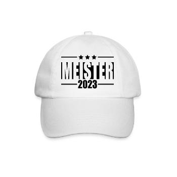 Meister 2023 Aufstiegstrikot Aufstieg 23 - Baseballkappe - Weiß/Weiß - Vorne