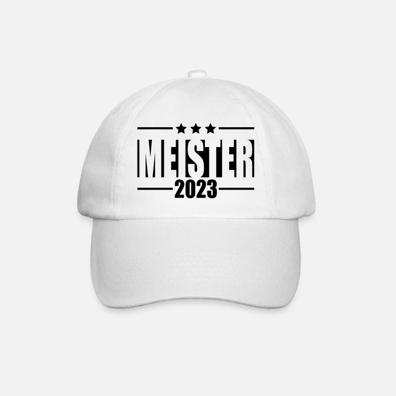 Meister 2023 Aufstiegstrikot Aufstieg 23 - Baseballkappe - Weiß/Weiß