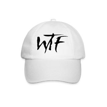 Wtf - Baseballkappe - Weiß/Weiß - Vorne