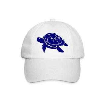 turtle - Baseballkappe - Weiß/Weiß - Vorne