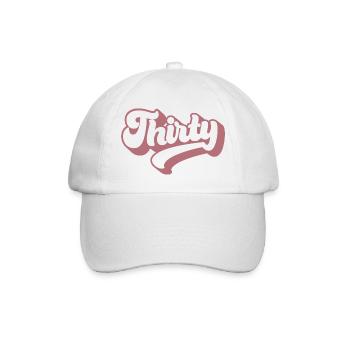 Trente 30e anniversaire pour les femmes de 30 ans - Casquette classique - blanc/blanc - Devant