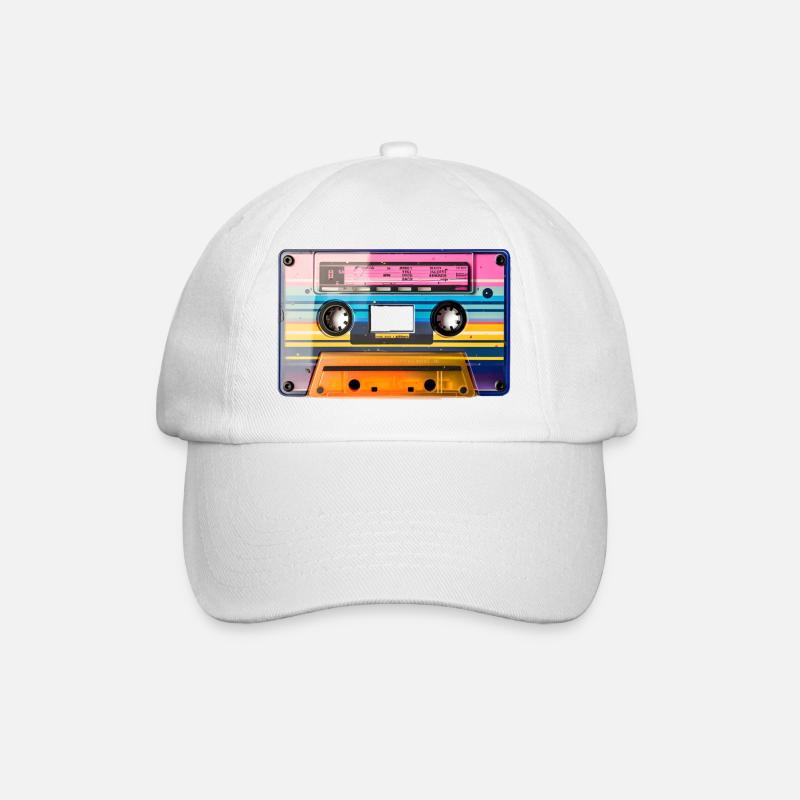 Kassette - Baseballkappe - Weiß/Weiß