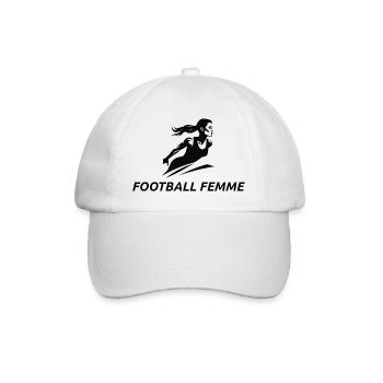 Football Femme clothing for women into football - Baseball Cap - white/white - Front