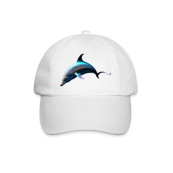 Dolphin - Baseball Cap - white/white - Front
