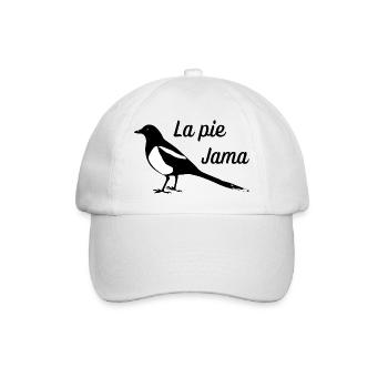 LOGO La pie Jama - Casquette classique - blanc/blanc - Devant