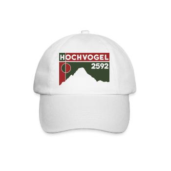 Hochvogel Wanderung Tour Berg Riss Allgäuer Alpen - Baseballkappe - Weiß/Weiß - Vorne