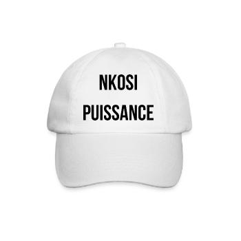 NKOSI PUISSANCE - Casquette classique - blanc/blanc - Devant
