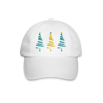 CHRISTMAS. MERRY CHRISTMAS. MERRY CHRISTMAS. NEW YEAR’S DAY - Baseball Cap - white/white - Front