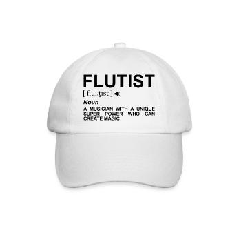 Terme flûtiste - Casquette classique - blanc/blanc - Devant