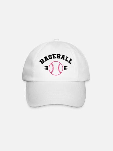baseball - Baseballkappe - Weiß/Weiß