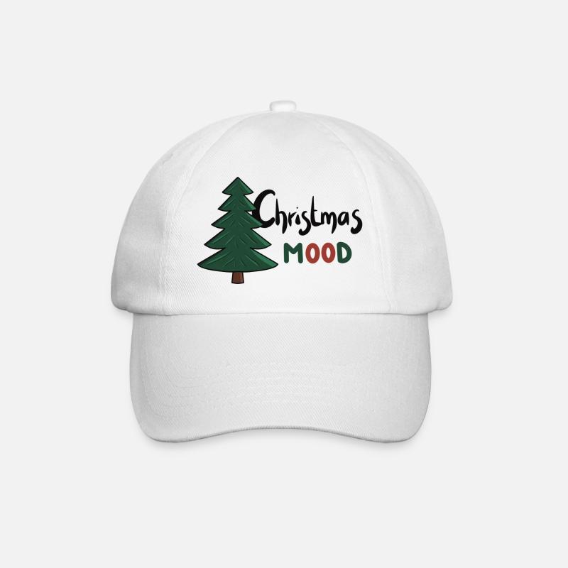 Christmas mood - Baseball Cap - white/white