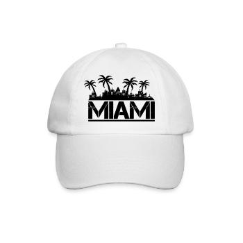 Miami - Casquette classique - blanc/blanc - Devant