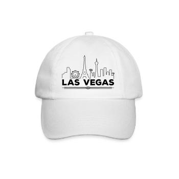 Las Vegas Silhouette - Baseball Cap - white/white - Front