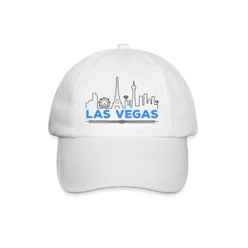 Las Vegas Silhouette - Casquette classique - blanc/blanc - Devant