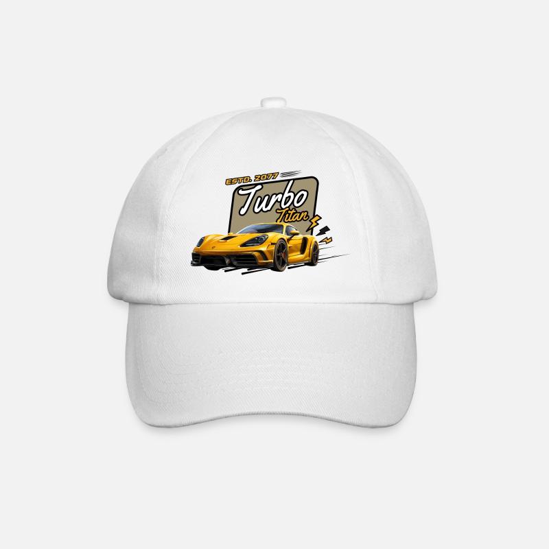 Turbo Titan - Baseball Cap - white/white