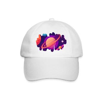 Cœur cosmique - Casquette classique - blanc/blanc - Devant
