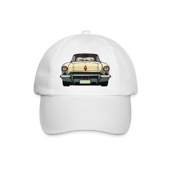 Vintage Toy Car - Baseball Cap - white/white - Front