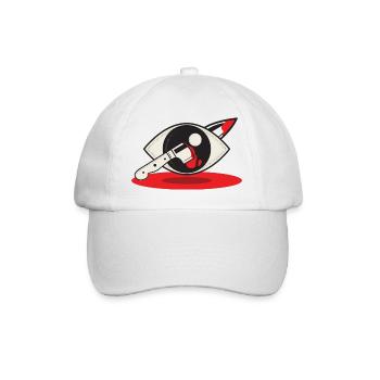 Logo Couteau dans l’œil - Casquette classique - blanc/blanc - Devant