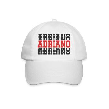 Adriano t-shirt t-shirt idée cadeau texte empilé - Casquette classique - blanc/blanc - Devant