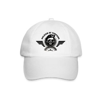 Army War Military Uniform Force Soldier Camouflage - Baseball Cap - white/white - Front