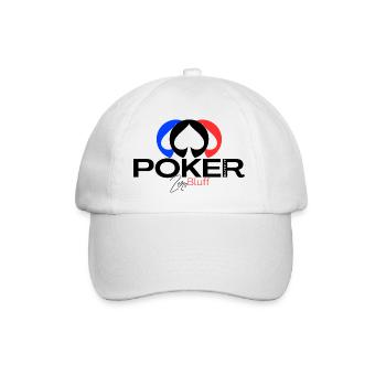 POKER Elegance "Zero bluff Poker outfit"  - Casquette classique - blanc/blanc - Devant