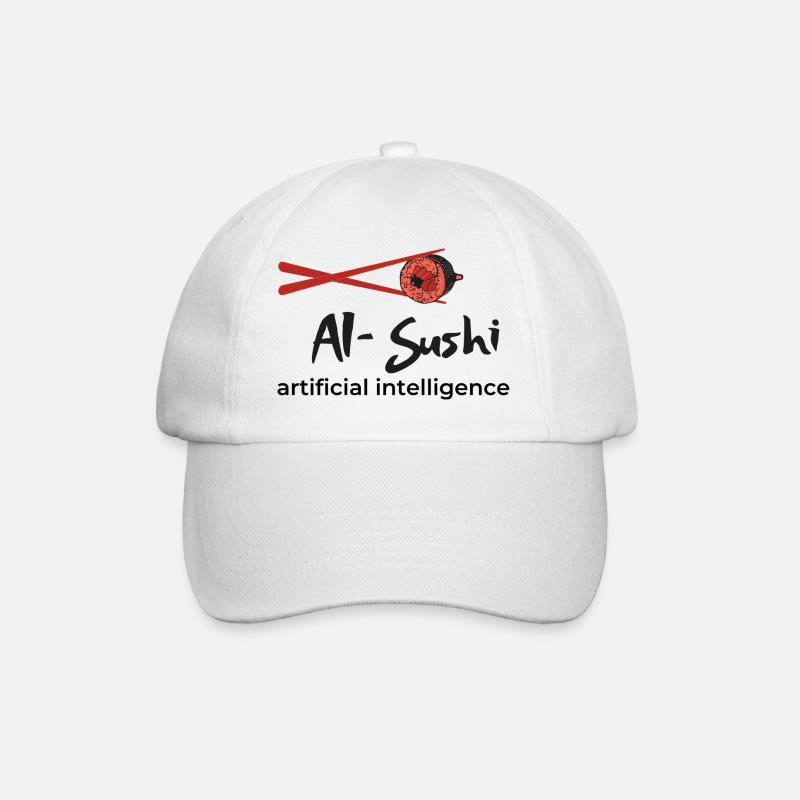 Un design de sushi créatif avec du mordant - Casquette classique - blanc/blanc