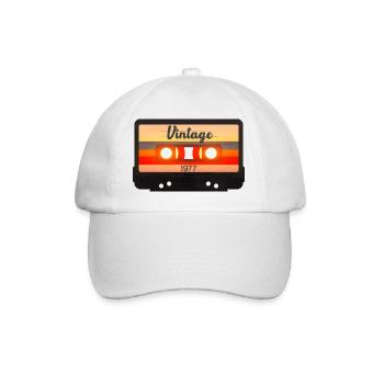 Cassette Vintage 1977 - Casquette classique - blanc/blanc - Devant
