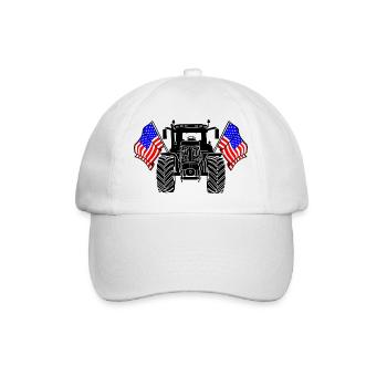 Tracteur Two Flags États-Unis - Casquette classique - blanc/blanc - Devant