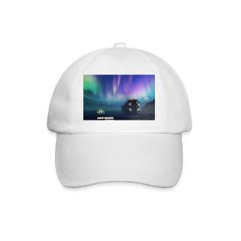 SnowRunner: Adventures on ice under the aurora - Baseball Cap - white/white - Front