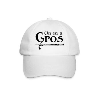 On en a gros - Citation Perceval - Casquette classique - blanc/blanc - Devant
