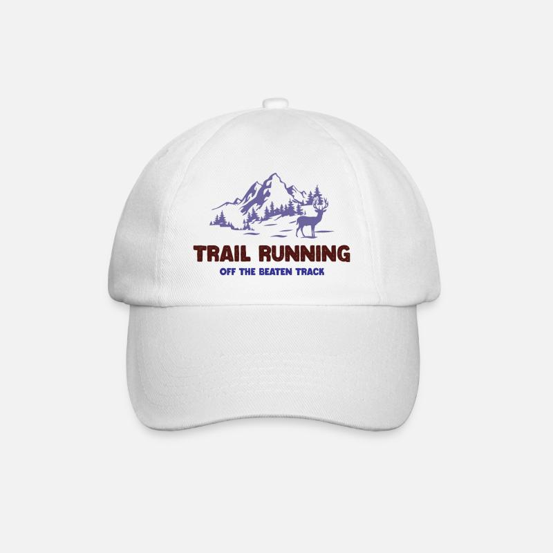 Trail Running - Hors des sentiers battus - Casquette classique - blanc/blanc