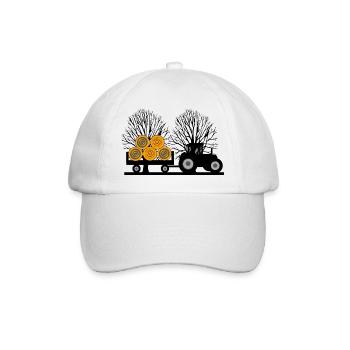 Tractor - Baseball Cap - white/white - Front