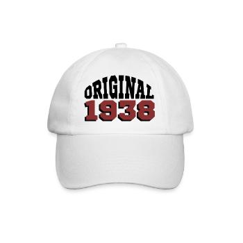 Original 1938 - Baseballkappe - Weiß/Weiß - Vorne