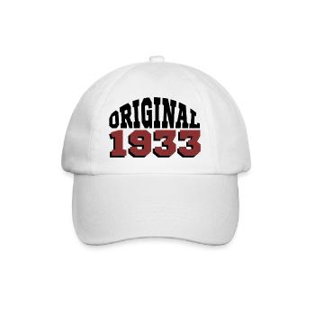 Original 1933 - Baseballkappe - Weiß/Weiß - Vorne