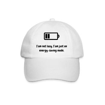 Saying - Baseball Cap - white/white - Front