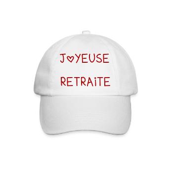 RETIREMENT. HAPPY RETIREMENT. HAPPY RETIREMENT - Baseball Cap - white/white - Front
