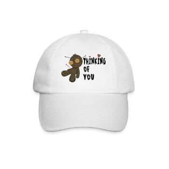Je pense à toi - Casquette classique - blanc/blanc - Devant
