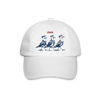 Équipage Seagulls - Casquette classique - blanc/blanc - Devant