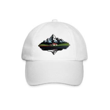 Montagnes suisses - Casquette classique - blanc/blanc - Devant