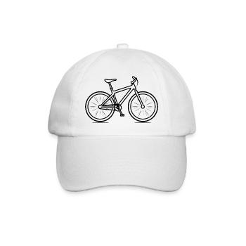 Mountainbike - Baseballkappe - Weiß/Weiß - Vorne