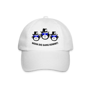 Monkey Gang - Baseball Cap - white/white - Front