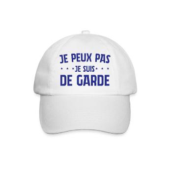 I CAN'T I'M ON CALL QUOTES - Baseball Cap - white/white - Front
