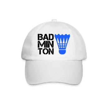 Badminton badminton - Baseball Cap - white/white - Front