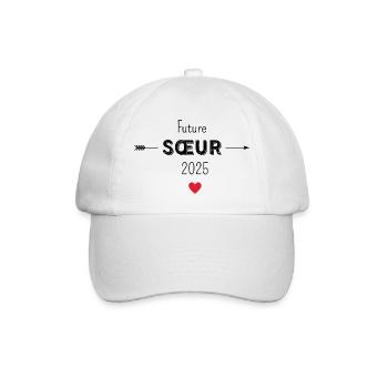 Future sœur 2025 - Casquette classique - blanc/blanc - Devant
