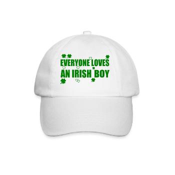 everyone loves an irish boy - Casquette classique - blanc/blanc - Devant