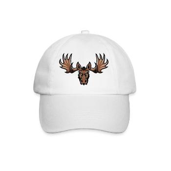Tête d’orignal - Casquette classique - blanc/blanc - Devant