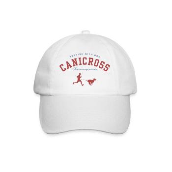 Canicross Best running partner Canirush - Casquette classique - blanc/blanc - Devant