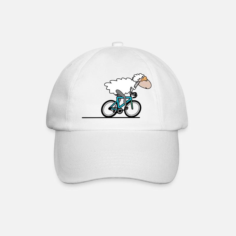 Rennrad Radfahren - Baseballkappe - Weiß/Weiß